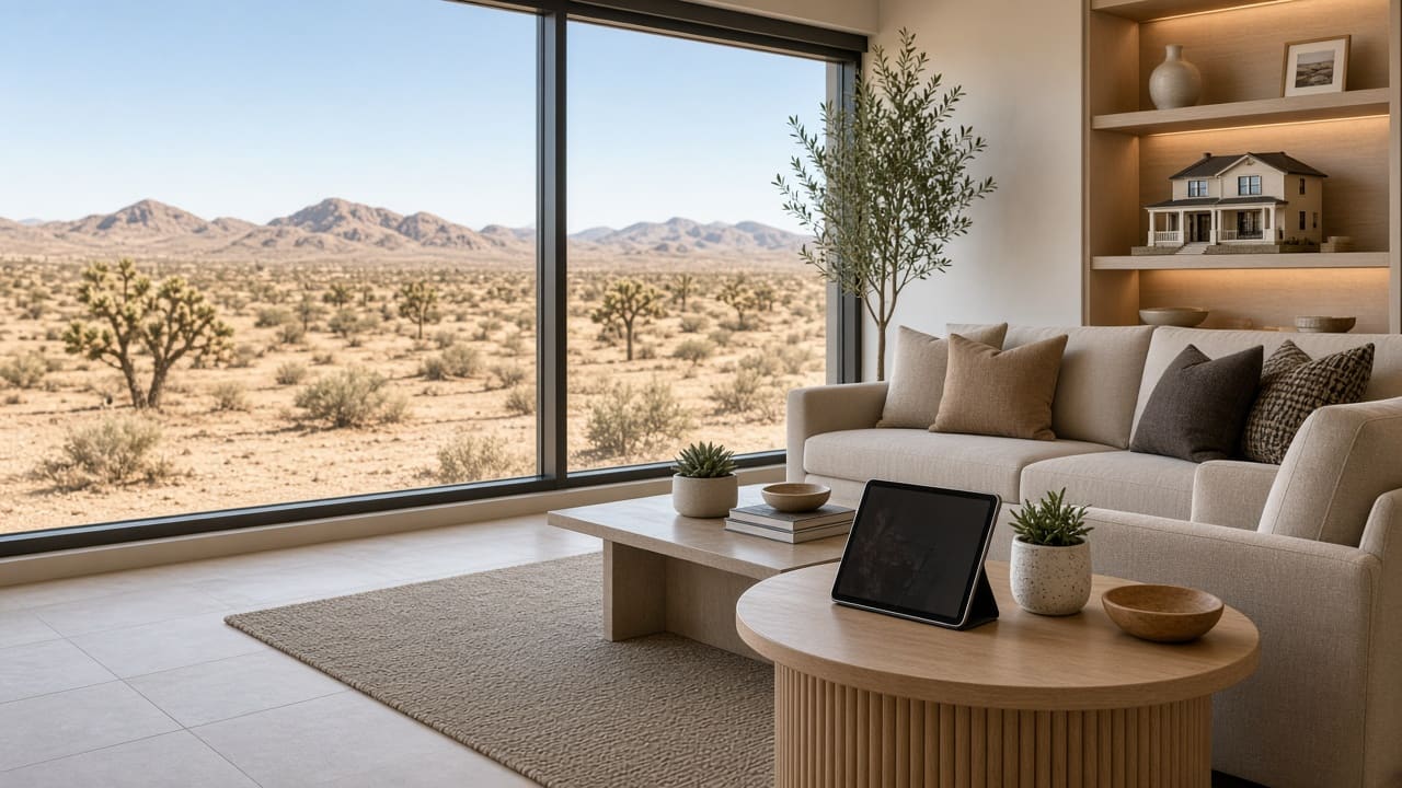 Providence Real Estate office waiting area in Las Vegas