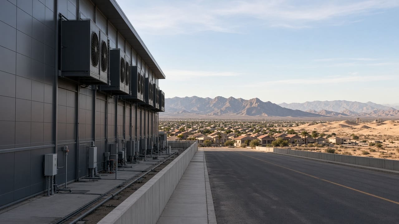 Northwest Las Vegas desert corridor near Providence homes