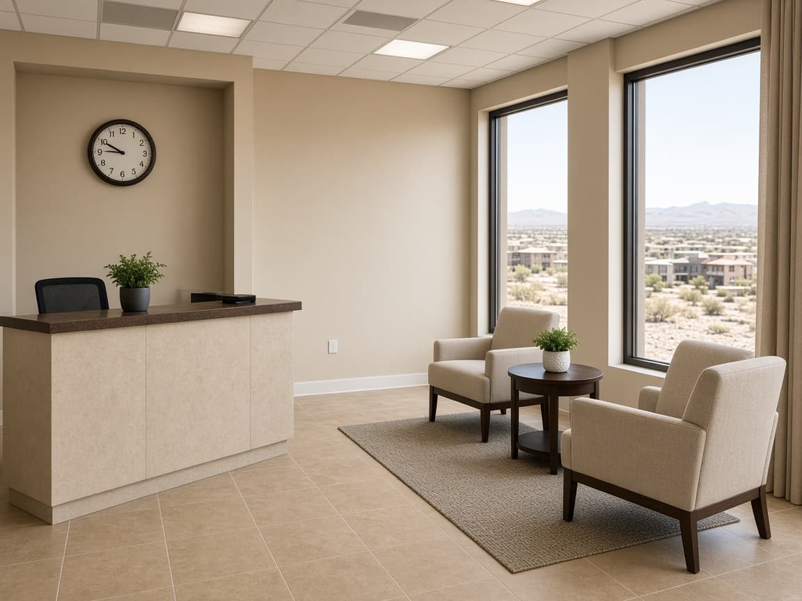 Providence Real Estate office waiting area in Las Vegas, NV 89166